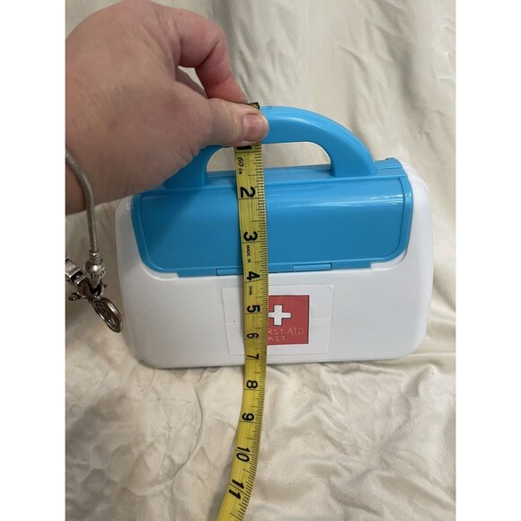 Kids Play Doctor Set W Carrying Case Blood Pressure Cuff Glasses Patient Sheet - Picture 7 of 7